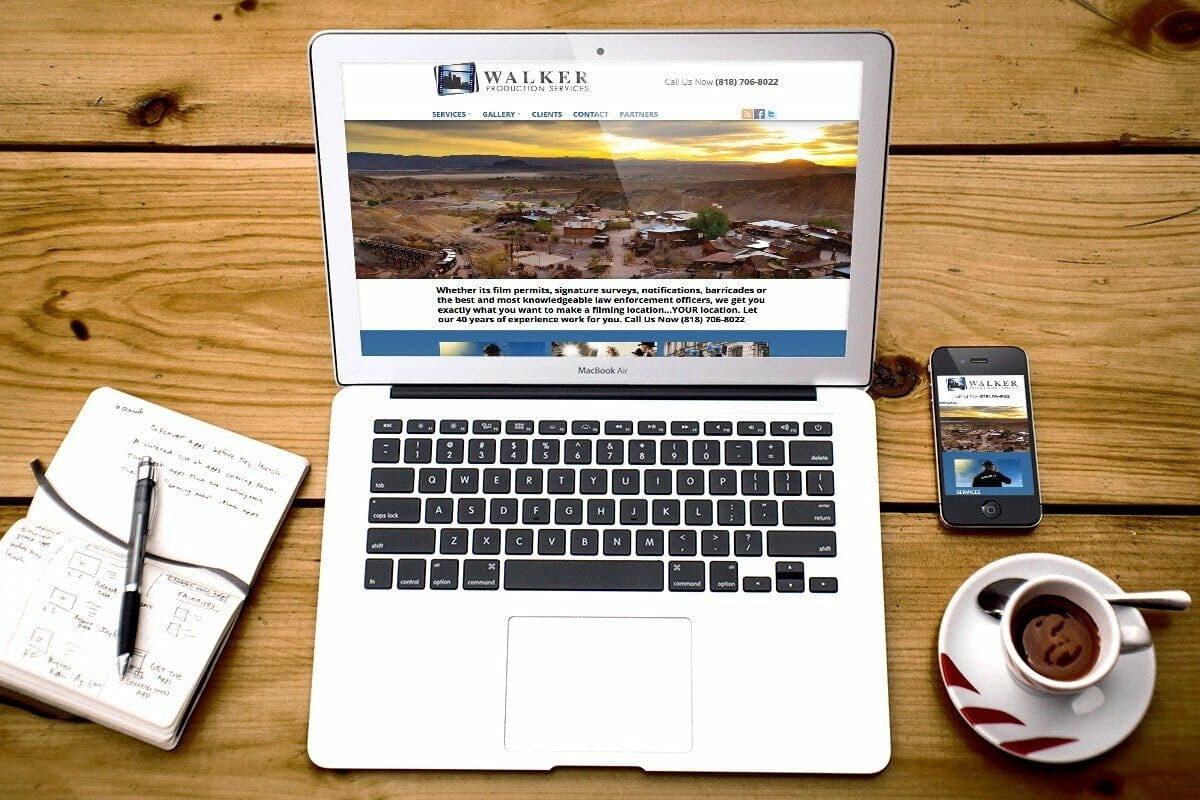 Walker Production Services website