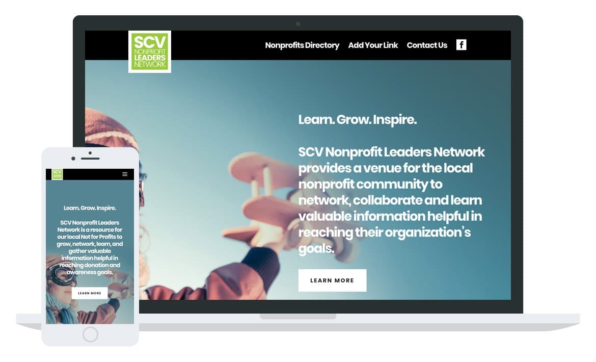 SCV Nonprofit Leaders website