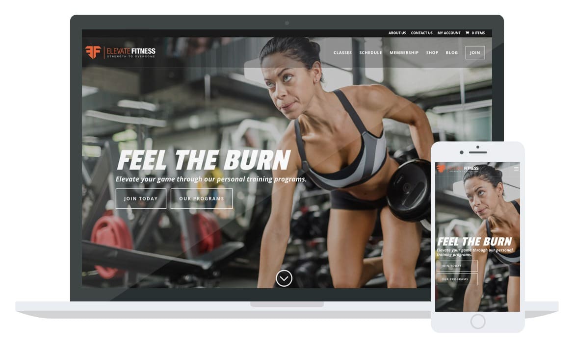 Elevate Fitness Website